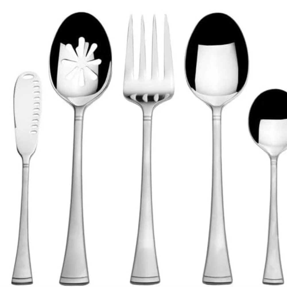 Mikasa Alyse 65 PC Set, 18/10 Stainless Steel Flatware Service for 12 - Picture 3 of 8